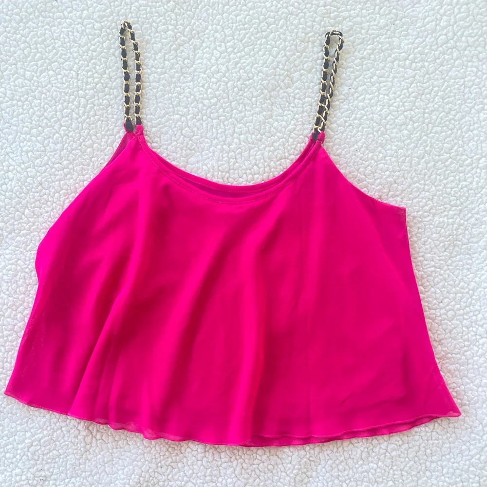 Fluorescent Neon Hot Pink XL Tank Top - Picture 2 of 8